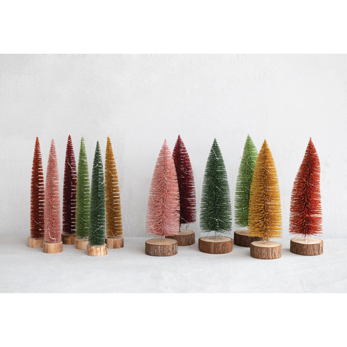 Slender Lit Bottle Brush Trees – ECOVIBE