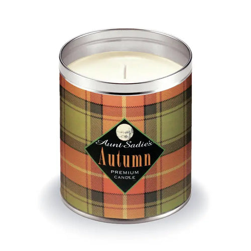 Aunt Sadie's Plaid Candle- Apple Pie