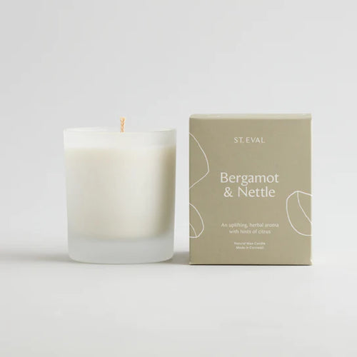 Bergamot & Nettle, Lamorna Glass Candle