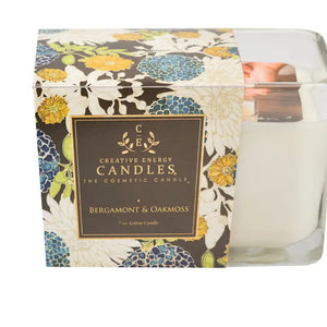 Bergamot & Oakmoss: 2-in-1 Soy Lotion Candle