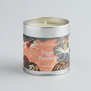 Figgy Pudding Scented Christmas Tin Candle