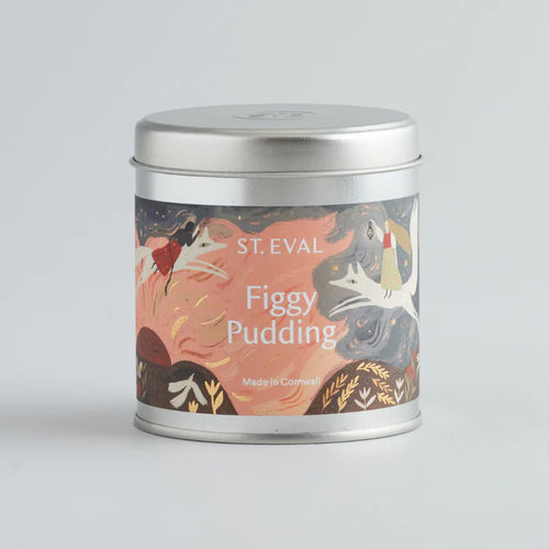Figgy Pudding Scented Christmas Tin Candle
