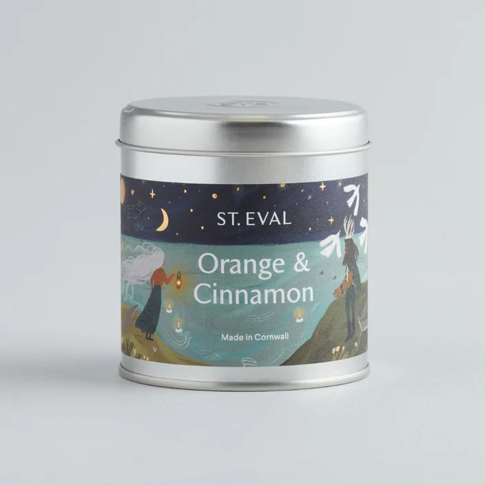 Orange & Cinnamon Christmas Scented Tin