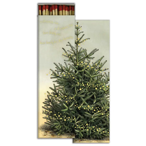 Matches - Oh, Christmas Tree - Gold Foil - Green