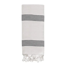 Load image into Gallery viewer, Turkish Cotton Hand Towel, Multi Stripe