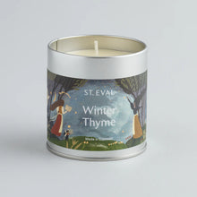 Load image into Gallery viewer, Winter Thyme Scented Christmas Tin Candle