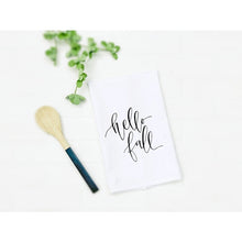 Load image into Gallery viewer, Hello Fall - Cotton Tea Towel