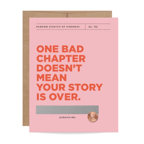 One Bad Chapter Scratch-Off Card