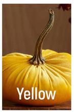 Load image into Gallery viewer, Handmade Small Velvet Pumpkins