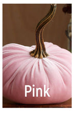 Load image into Gallery viewer, Handmade Small Velvet Pumpkins