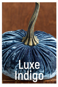 Handmade Small Velvet Pumpkins