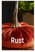 Load image into Gallery viewer, Handmade Small Velvet Pumpkins