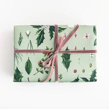 Load image into Gallery viewer, Berry Mix - Green - Christmas Gift Wrap
