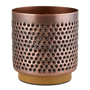 Copper Metal Candle Holder