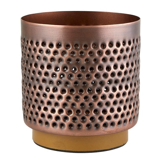 Copper Metal Candle Holder