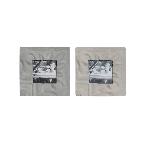 Embossed Metal Photo Frame, 2 Colors