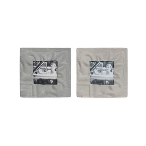 Embossed Metal Photo Frame, 2 Colors