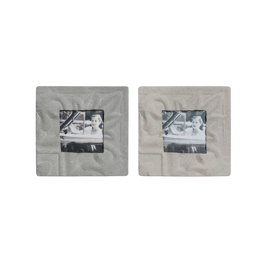 Embossed Metal Photo Frame, 2 Colors