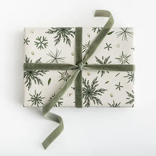 Load image into Gallery viewer, Festive Foliage - Ivory - Christmas Gift Wrap