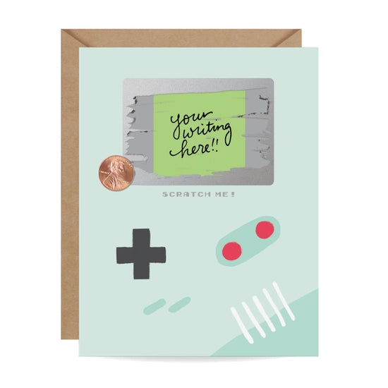 Gamer Scratch-off Card