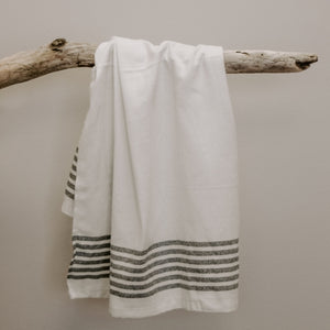 Horizontal Striped Tea Towel- Six Stripes