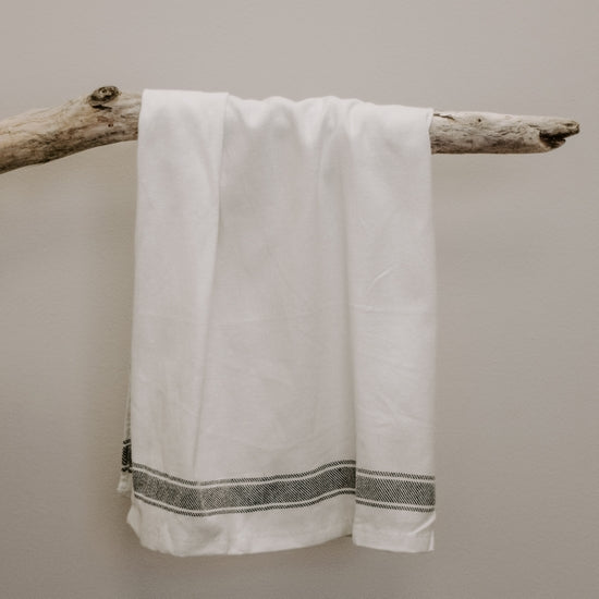 Horizontal Striped Tea Towel- Three Stripes
