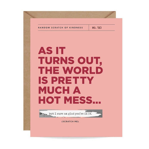 Hot Mess Scratch-off Card