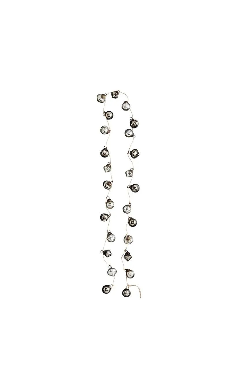 Antique Silver Glass Garland