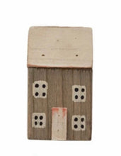 Load image into Gallery viewer, 4-1/4&quot;H - 5-3/4&quot;H Hand-Painted Paulownia Wood Houses, Multi Color