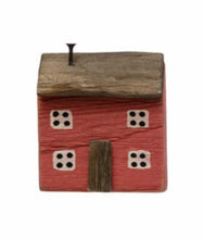 Load image into Gallery viewer, 4-1/4&quot;H - 5-3/4&quot;H Hand-Painted Paulownia Wood Houses, Multi Color