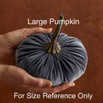 Load image into Gallery viewer, Handmade Large Velvet Pumpkins