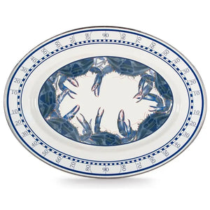 Blue Crab Oval Platter