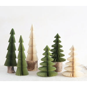 6" Round x 9"H Paper Honeycomb Tree