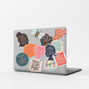 Vinyl Sticker - No Rainbows Without Rain