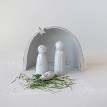 Load image into Gallery viewer, Stoneware Nativity with Glaze