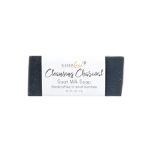 Load image into Gallery viewer, Travel Size Charcoal Goat&#39;s Milk Soap