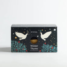 Load image into Gallery viewer, Winter Thyme Gold Half-Dipped Multiwick Candle