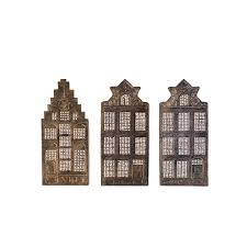 Metal Dutch House Candle Holder